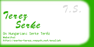 terez serke business card
